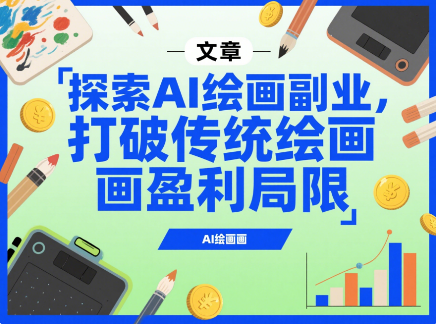 探索 AI 绘画副业，打破传统绘画盈利局限-爱分享资源网