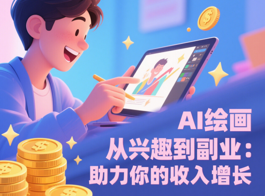 从兴趣到副业：AI 绘画如何助力你的收入增长-爱分享资源网