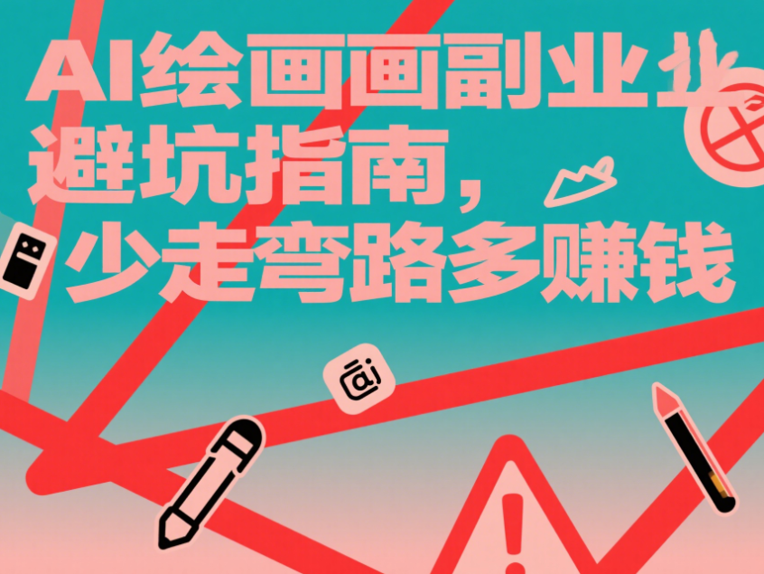 AI 绘画副业避坑指南，少走弯路多赚钱-爱分享资源网