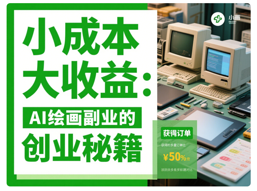小成本大收益：AI 绘画副业的创业秘籍-爱分享资源网