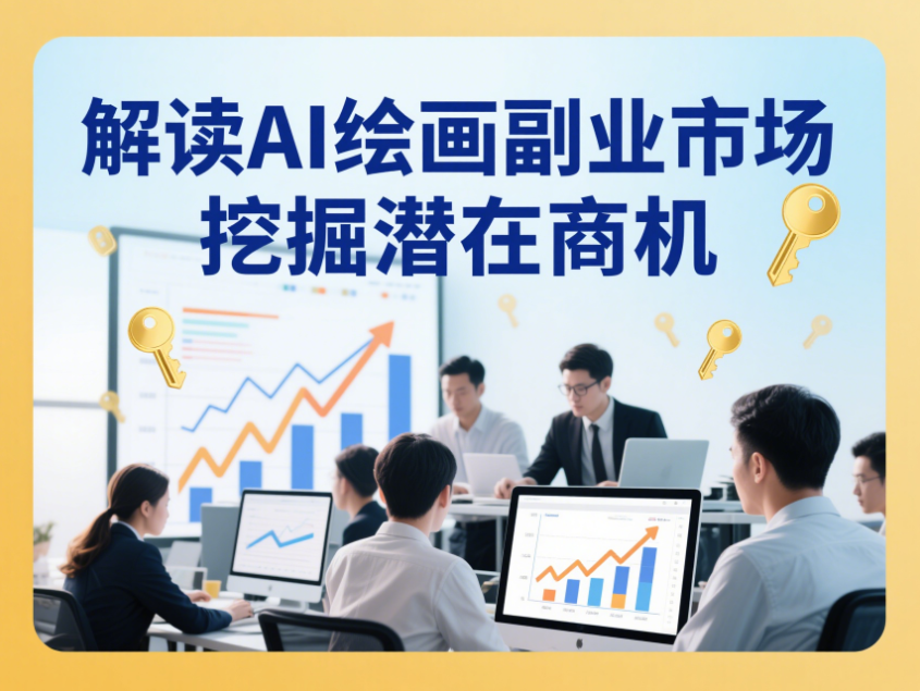 解读 AI 绘画副业市场，挖掘潜在商机-爱分享资源网
