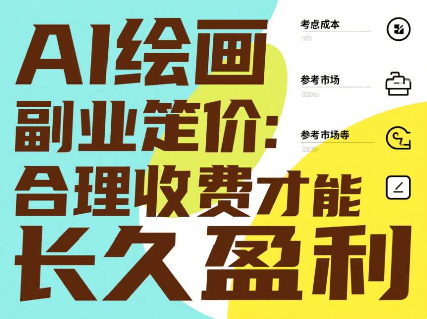 AI 绘画副业定价策略：合理收费才能长久盈利-爱分享资源网