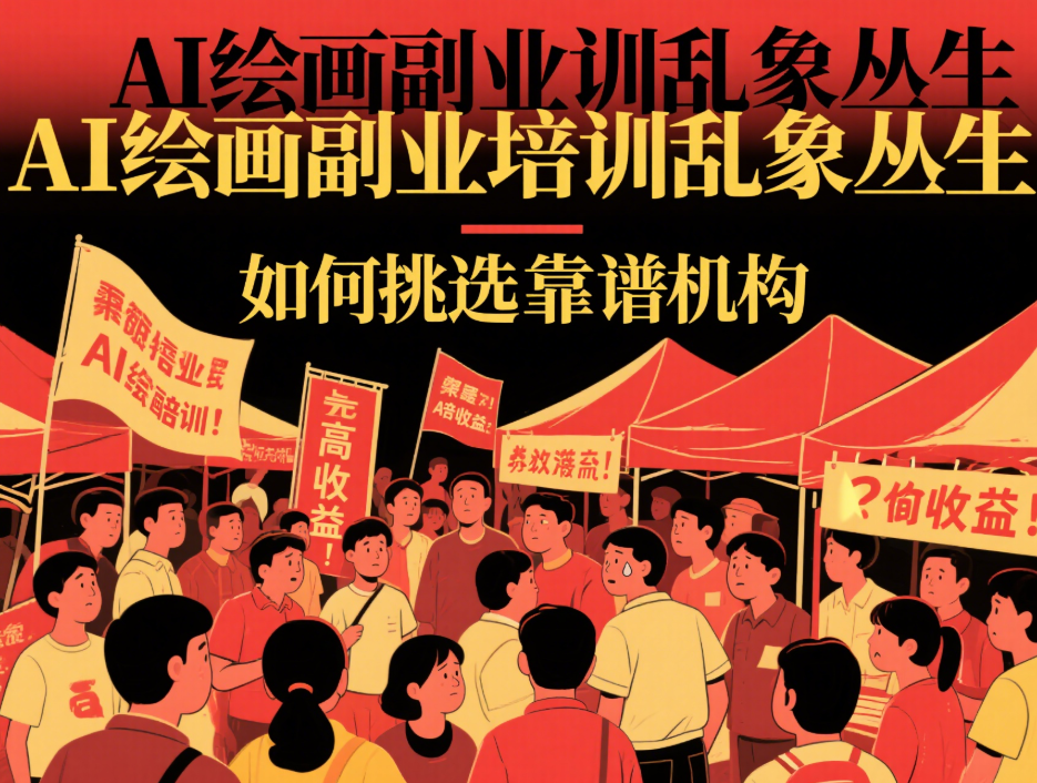 AI 绘画副业培训乱象丛生，如何挑选靠谱机构-爱分享资源网