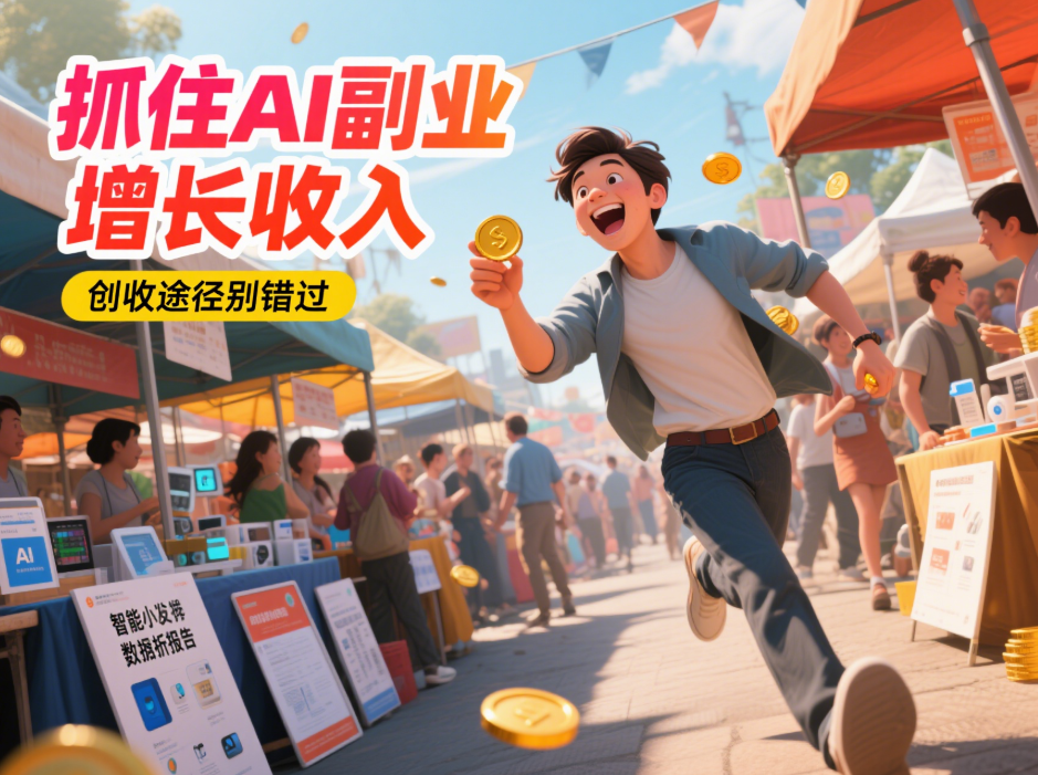 ai副业助力收入增长：不可错过的创收途径-爱分享资源网