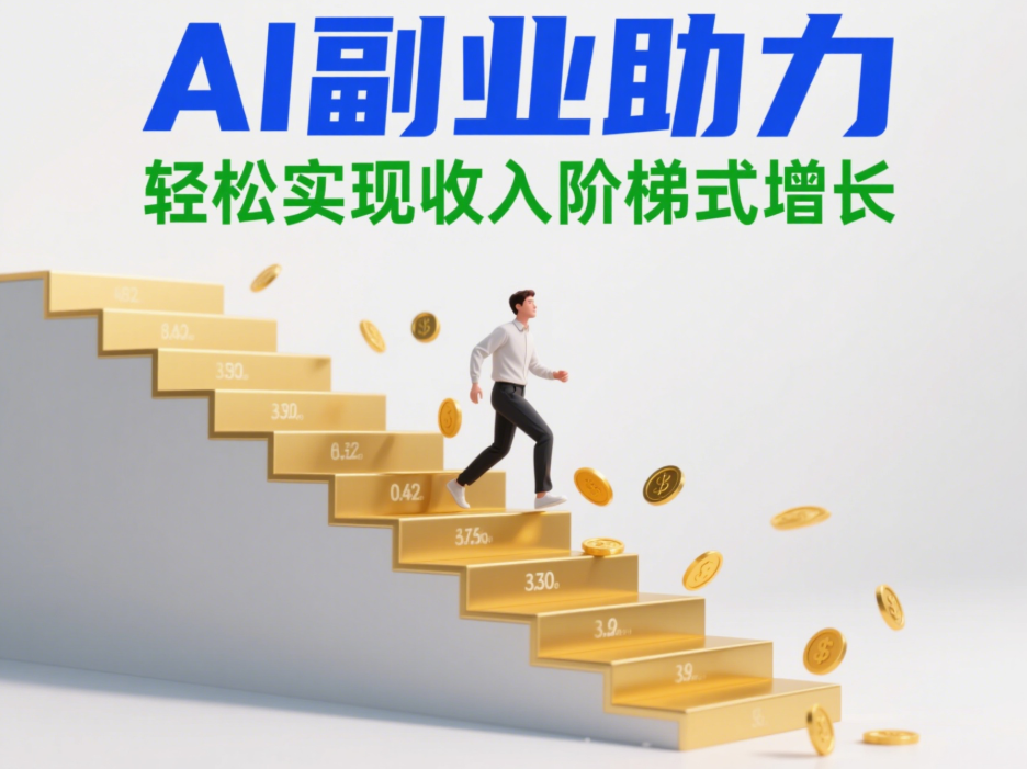 ai副业助力，轻松实现收入阶梯式增长-爱分享资源网