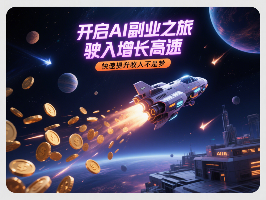 开启ai副业，踏上收入增长快车道-爱分享资源网