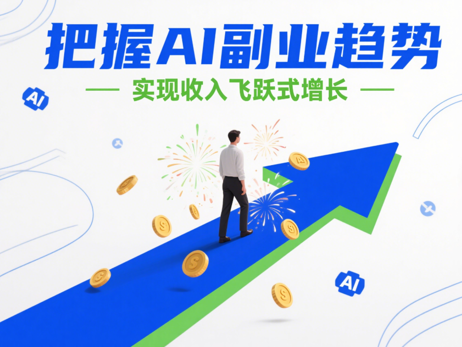 把握ai副业趋势，实现收入飞跃式增长-爱分享资源网