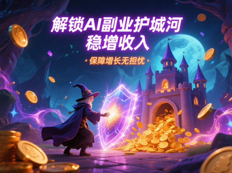 ai副业：打造收入增长的稳定护城河-爱分享资源网