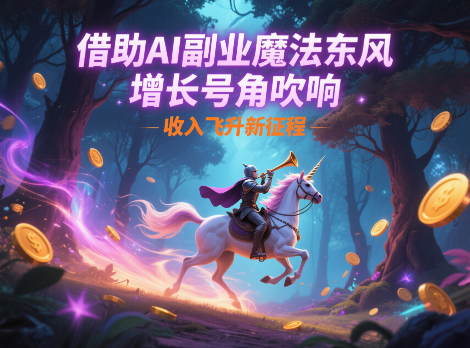 借助ai副业东风，吹响收入增长号角-爱分享资源网