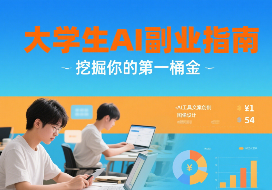 大学生如何借 AI 副业指导挖掘第一桶金-爱分享资源网