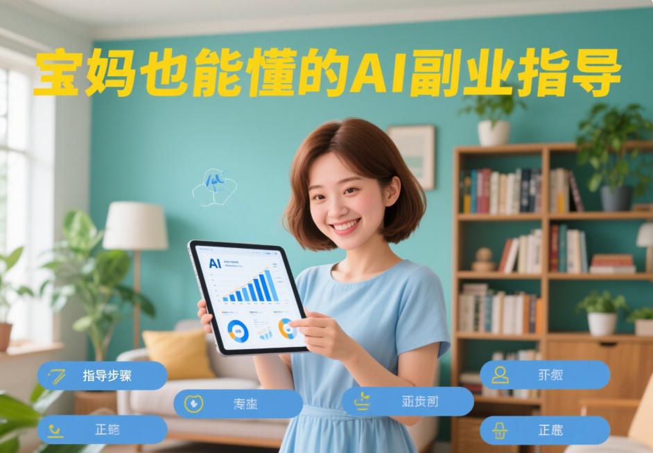 宝妈也能懂的 AI 副业指导与实践-爱分享资源网