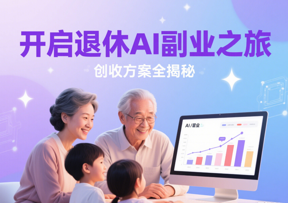 退休人士的 AI 副业指导与创收方案-爱分享资源网
