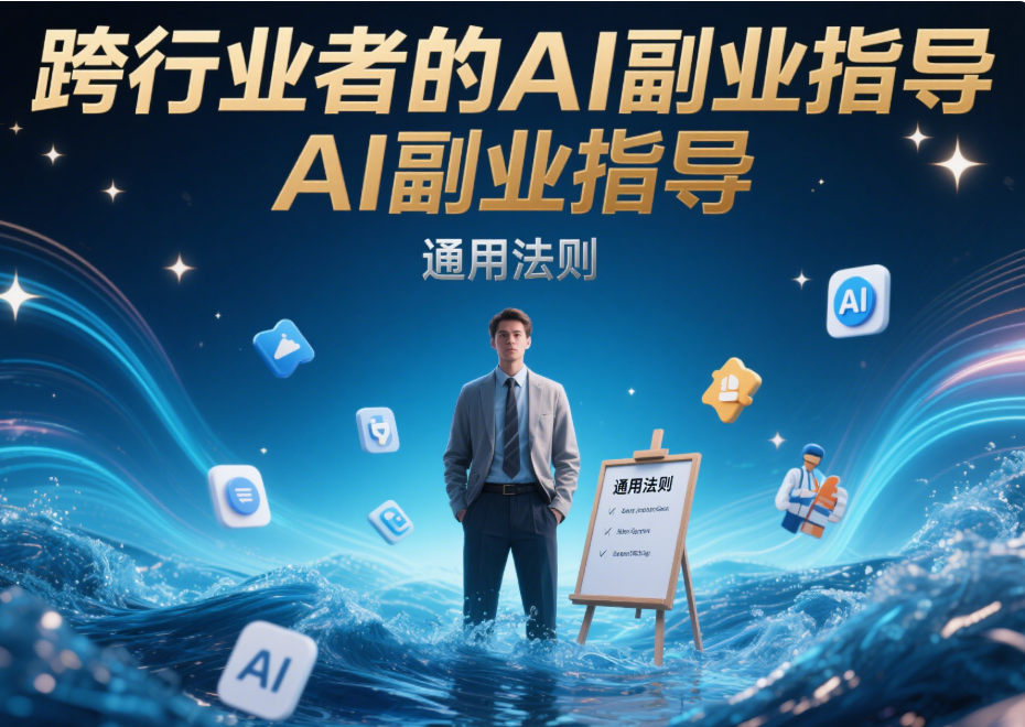 跨行业者的 AI 副业指导通用法则-爱分享资源网