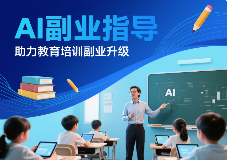 AI 副业指导，助力教育培训副业升级-爱分享资源网
