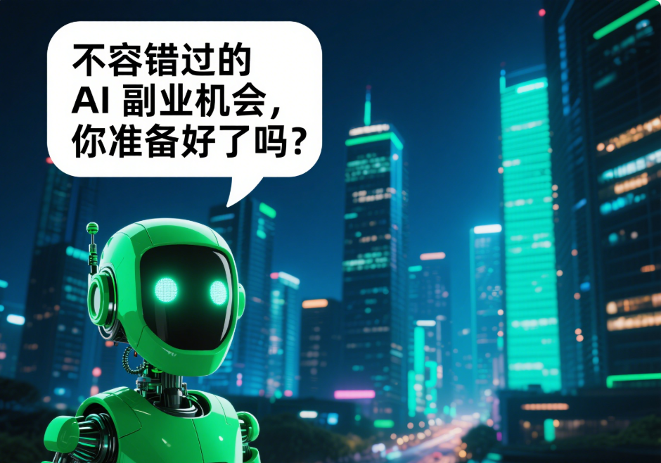 不容错过的 AI 副业机会，你准备好了吗？-爱分享资源网