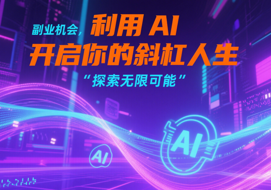 利用 AI 副业机会，开启你的斜杠人生-爱分享资源网
