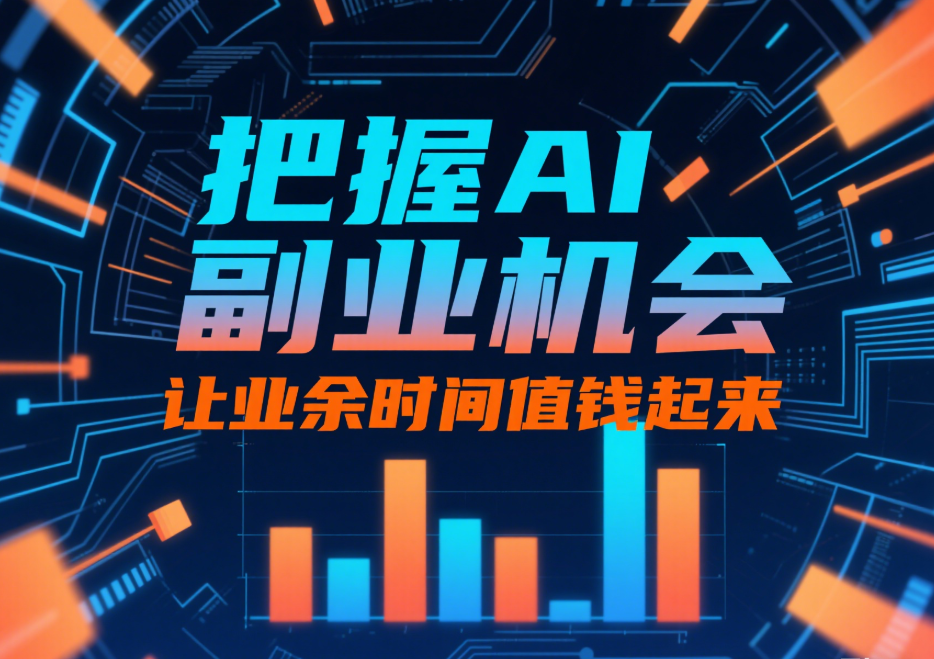 把握 AI 副业机会，让业余时间值钱起来-爱分享资源网