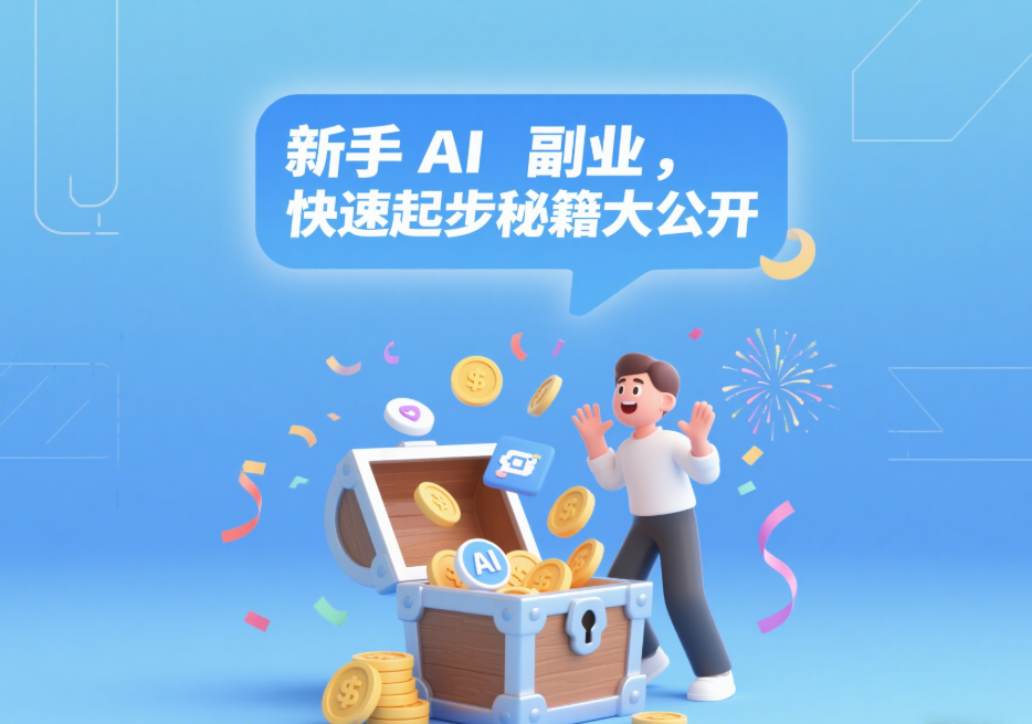 新手如何抓住 AI 副业机会快速起步？-爱分享资源网