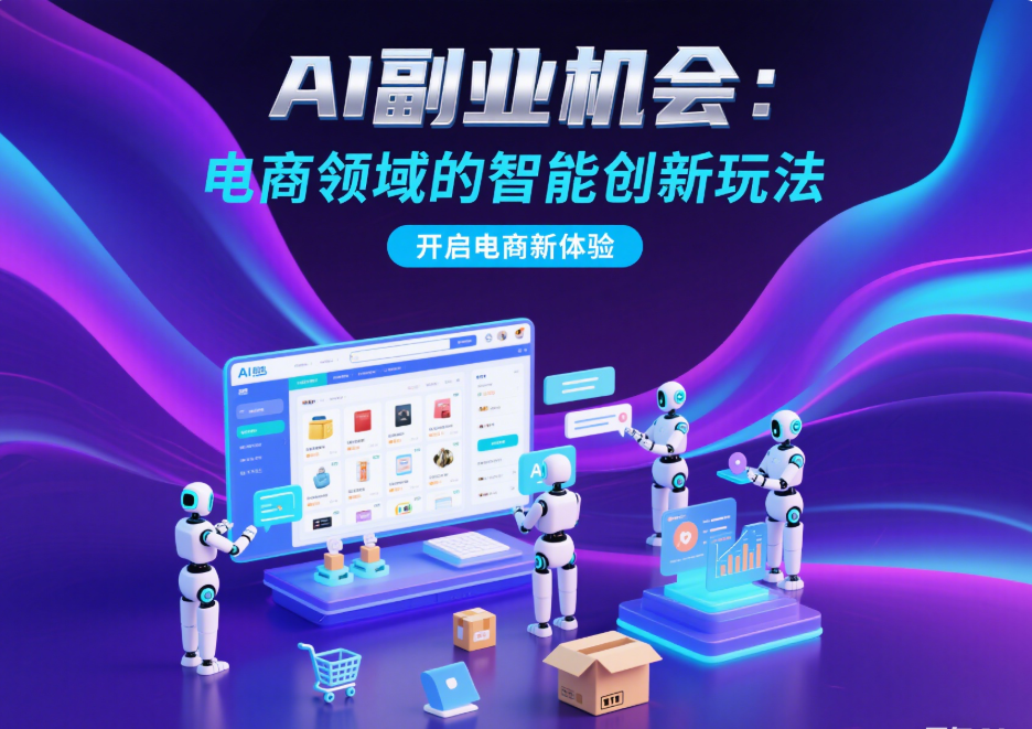 AI 副业机会：电商领域的智能创新玩法-爱分享资源网