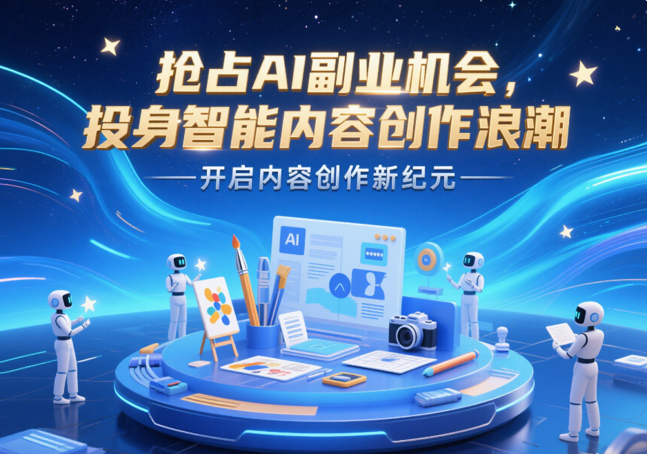 抢占 AI 副业机会，投身智能内容创作浪潮-爱分享资源网