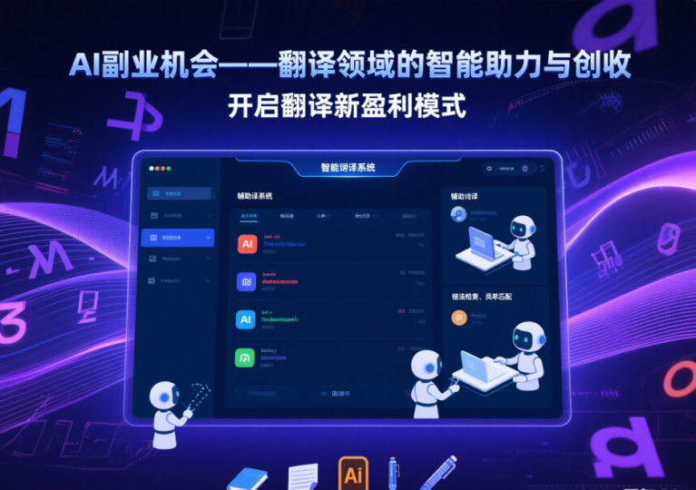 AI 副业机会——翻译领域的智能助力与创收-爱分享资源网
