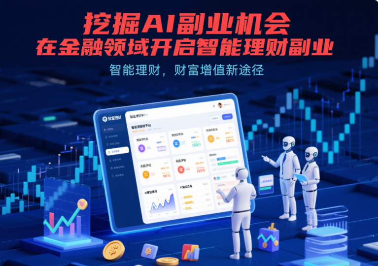挖掘 AI 副业机会，在金融领域开启智能理财副业-爱分享资源网