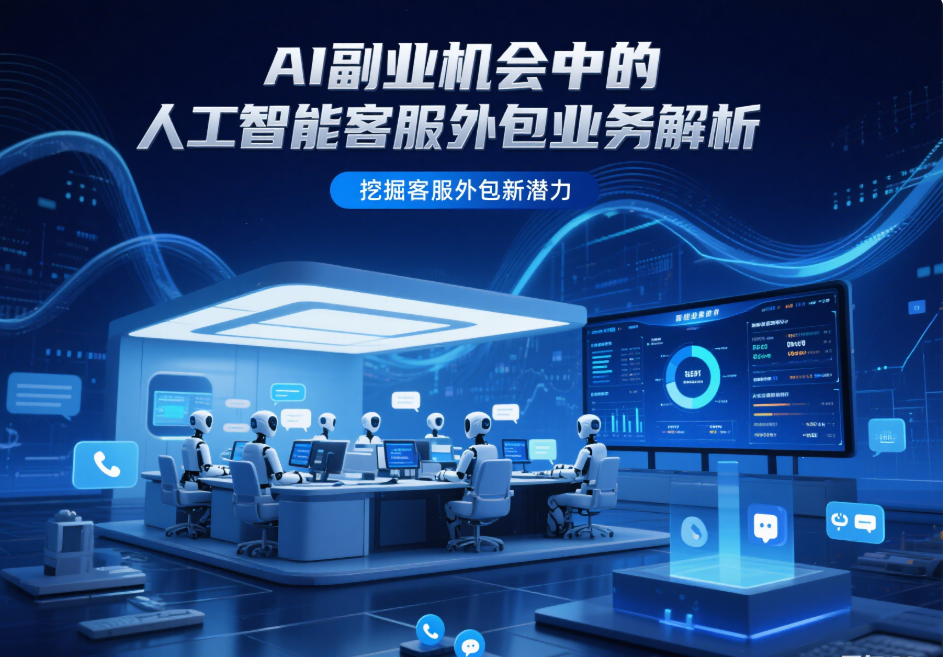 AI 副业机会中的人工智能客服外包业务解析-爱分享资源网