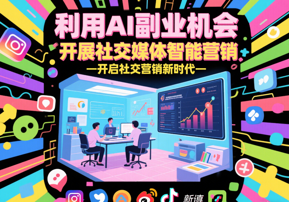 利用 AI 副业机会开展社交媒体智能营销-爱分享资源网