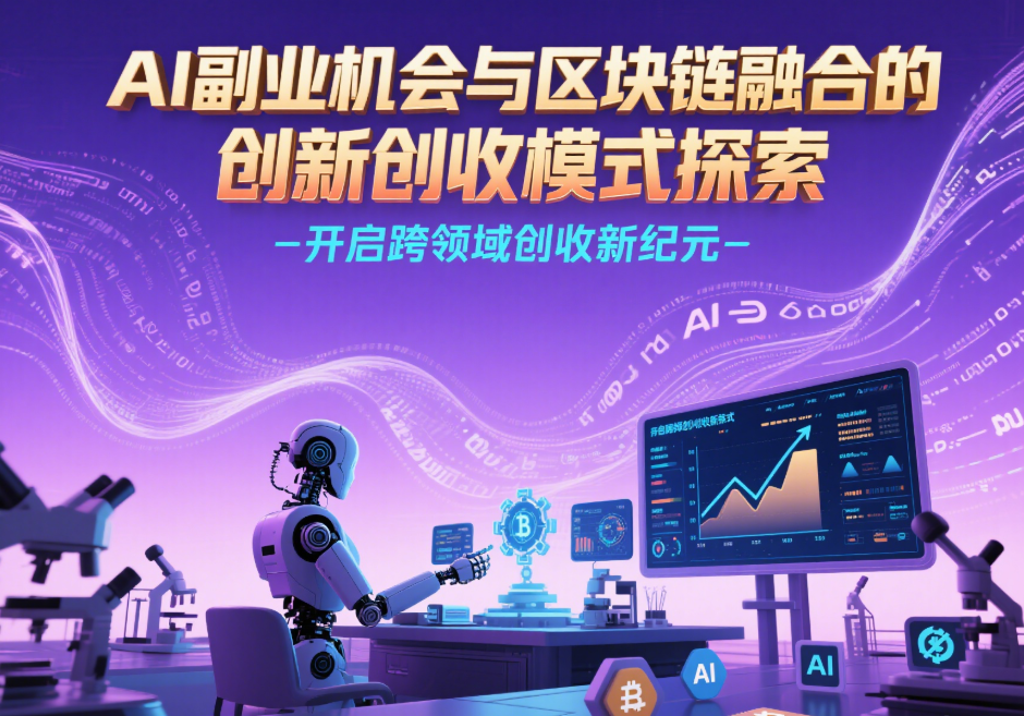AI 副业机会与区块链融合的创新创收模式探索-爱分享资源网