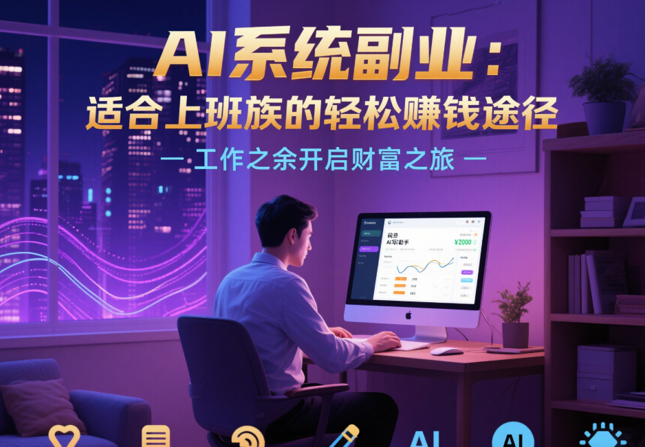 Ai 系统副业：适合上班族的轻松赚钱途径-爱分享资源网
