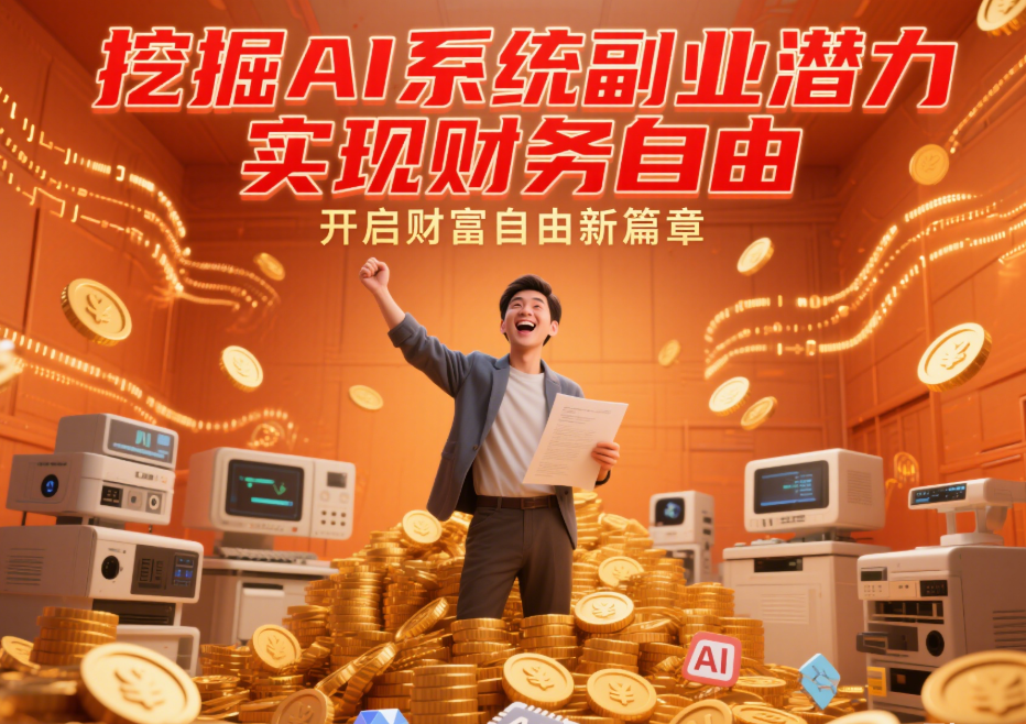 挖掘 Ai 系统副业潜力，实现财务自由-爱分享资源网