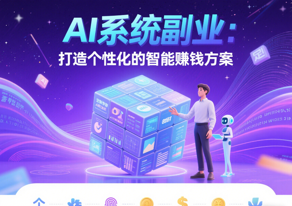 Ai 系统副业：打造个性化的智能赚钱方案-爱分享资源网