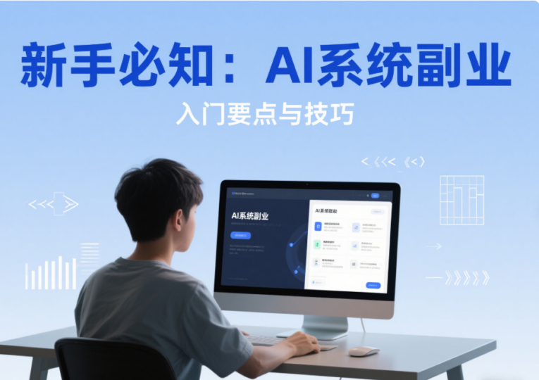 新手必知：Ai 系统副业的入门要点与技巧-爱分享资源网