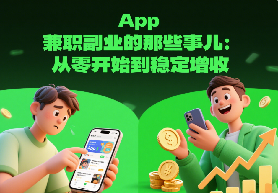 App兼职副业的那些事儿：从零开始到稳定增收-爱分享资源网