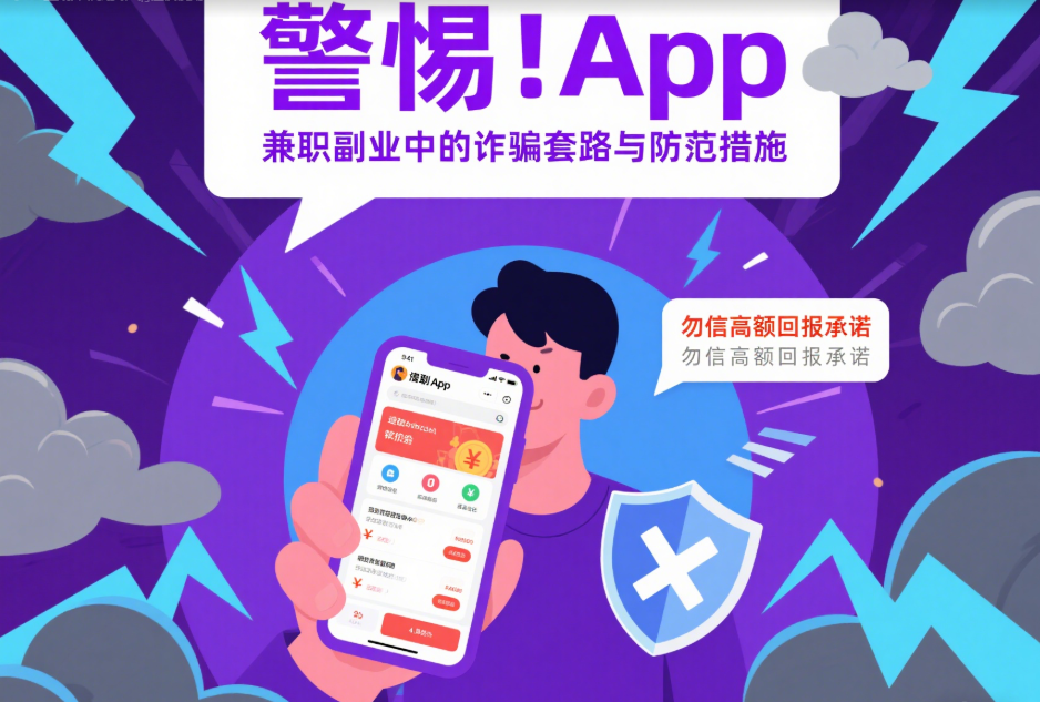 警惕！App兼职副业中的诈骗套路与防范措施-爱分享资源网