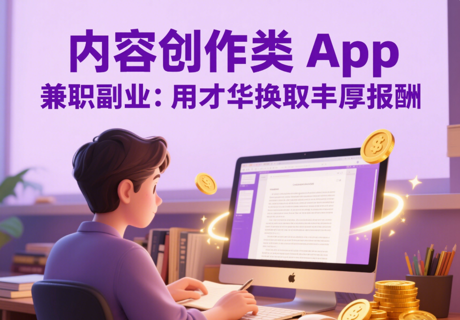 内容创作类App兼职副业：用才华换取丰厚报酬-爱分享资源网