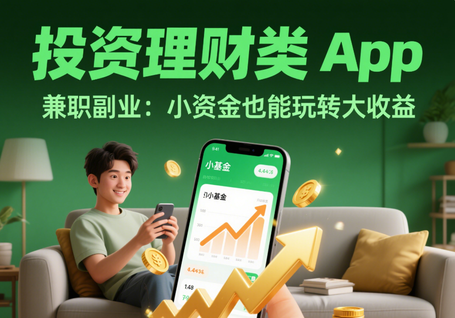 投资理财类App兼职副业：小资金也能玩转大收益-爱分享资源网
