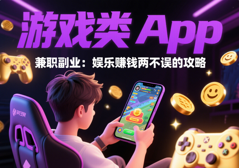 游戏类App兼职副业：娱乐赚钱两不误的攻略-爱分享资源网