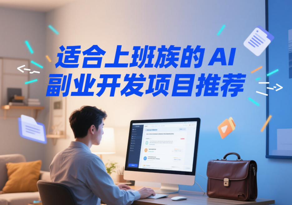 适合上班族的 AI 副业开发项目推荐-爱分享资源网