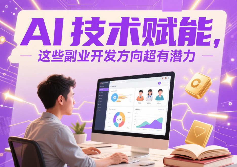 AI 技术赋能，这些副业开发方向超有潜力-爱分享资源网