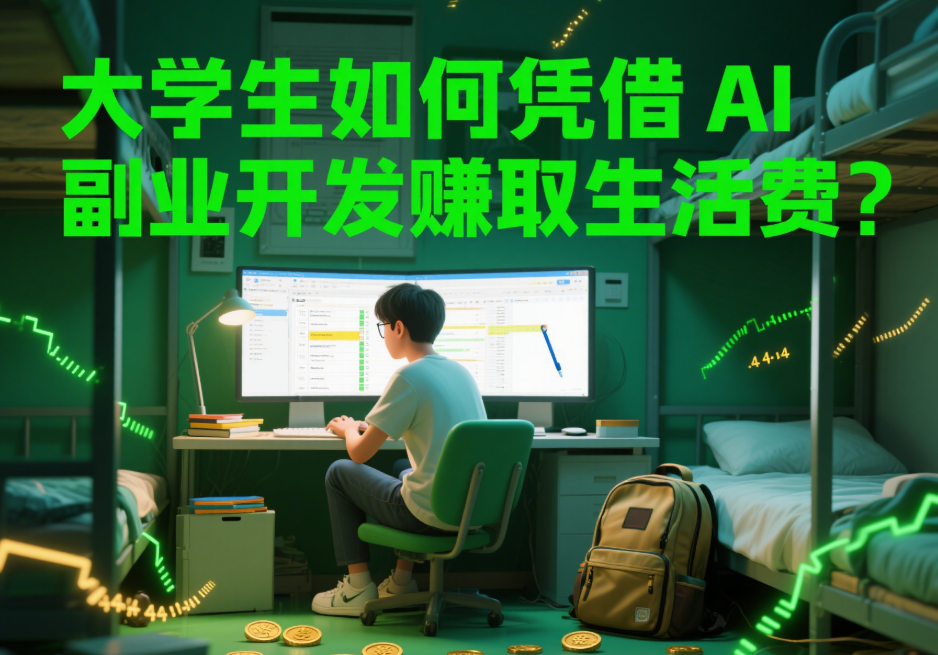 大学生如何凭借 AI 副业开发赚取生活费？-爱分享资源网