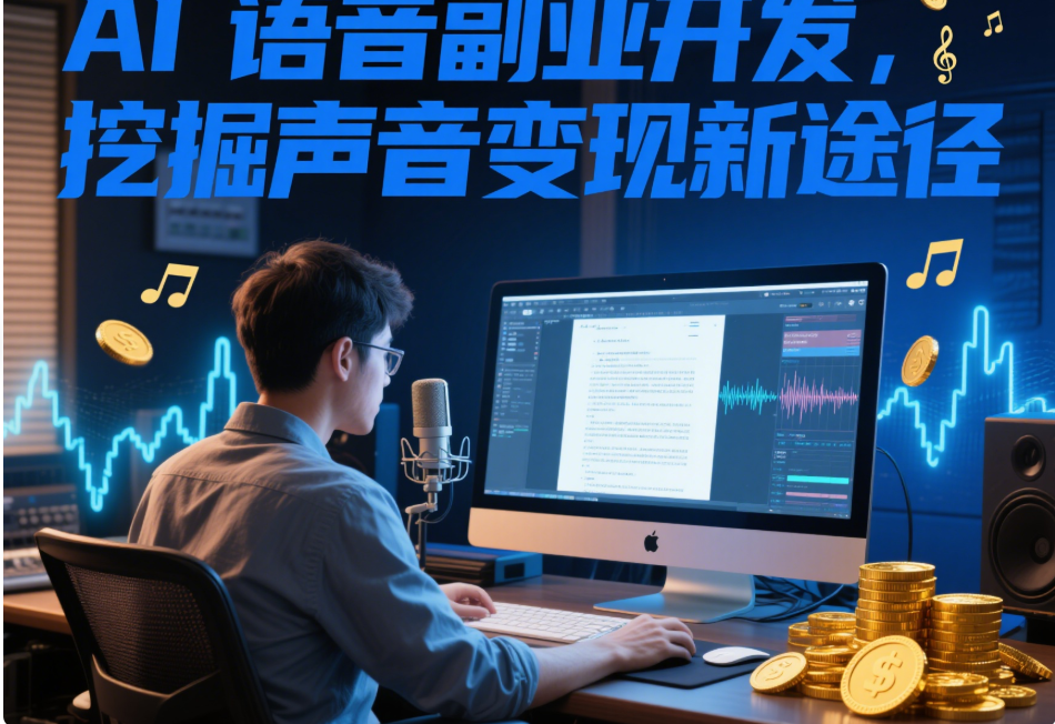 AI 语音副业开发，挖掘声音变现新途径-爱分享资源网