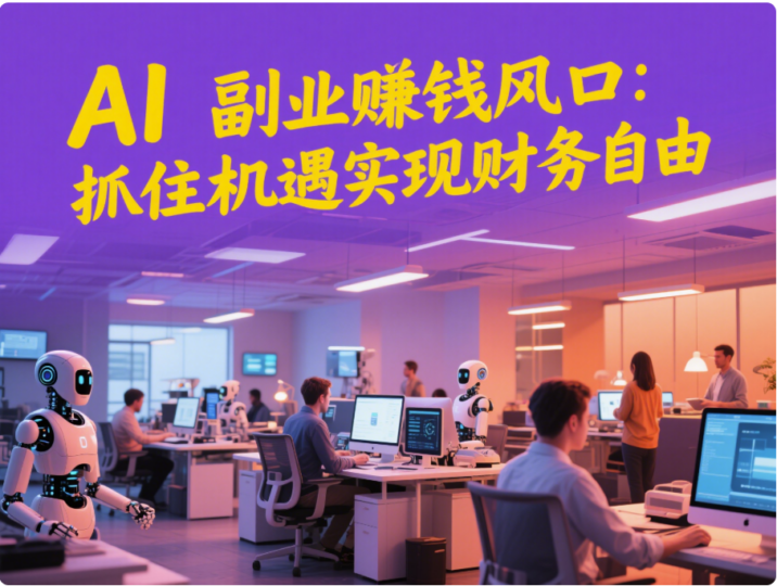 AI 副业赚钱风口：抓住机遇实现财务自由-爱分享资源网