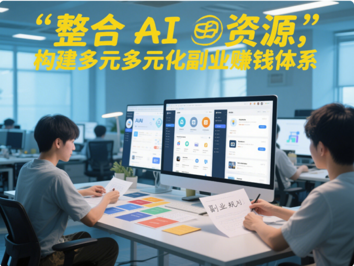 整合 AI 资源，构建多元化副业赚钱体系-爱分享资源网