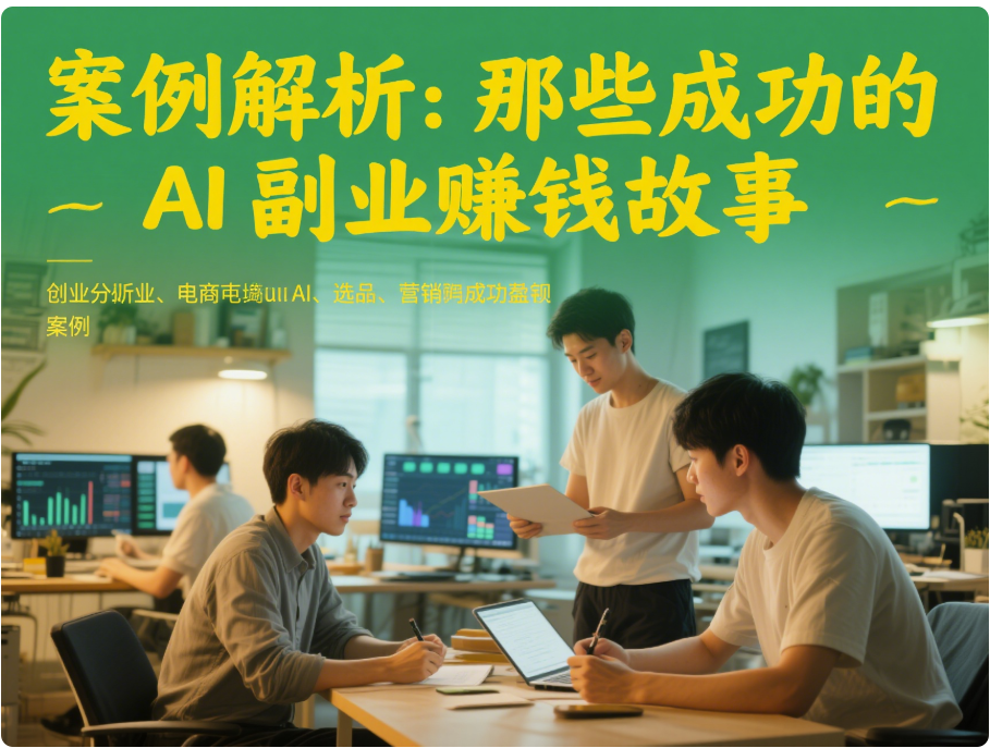 案例解析：那些成功的 AI 副业赚钱故事