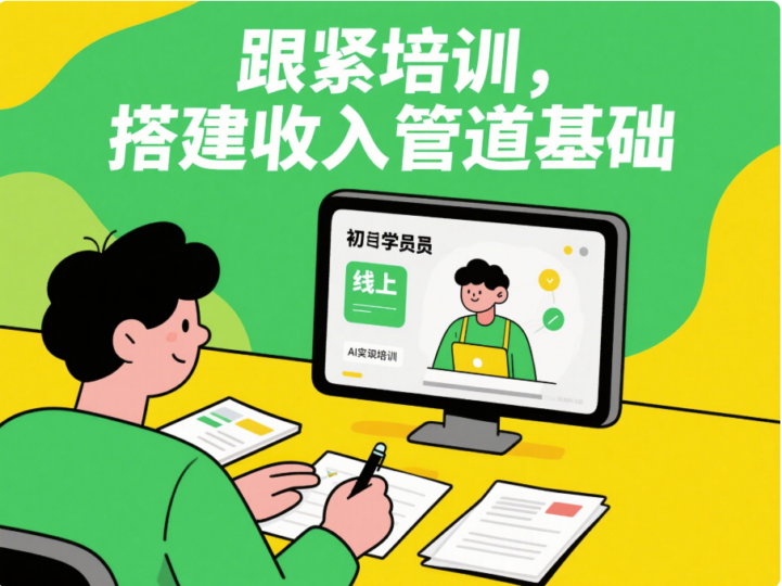 零基础玩转 AI 兼职副业，简单易学的收入管道搭建-爱分享资源网