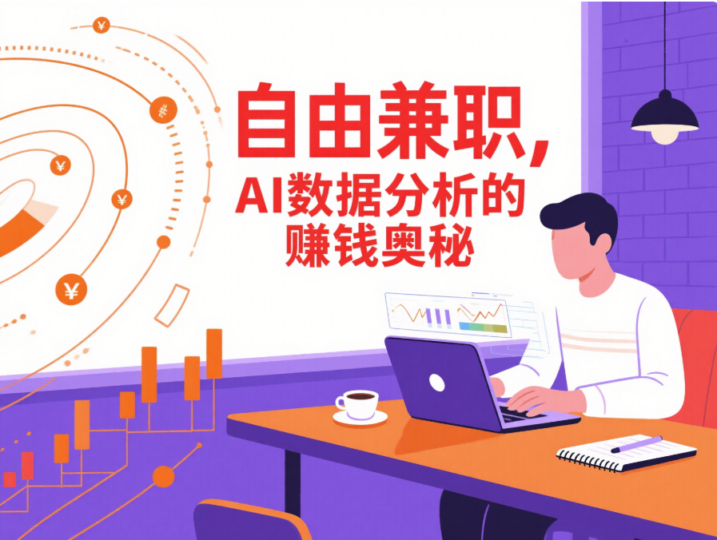 AI 兼职副业之数据分析：精准洞察背后的赚钱逻辑-爱分享资源网