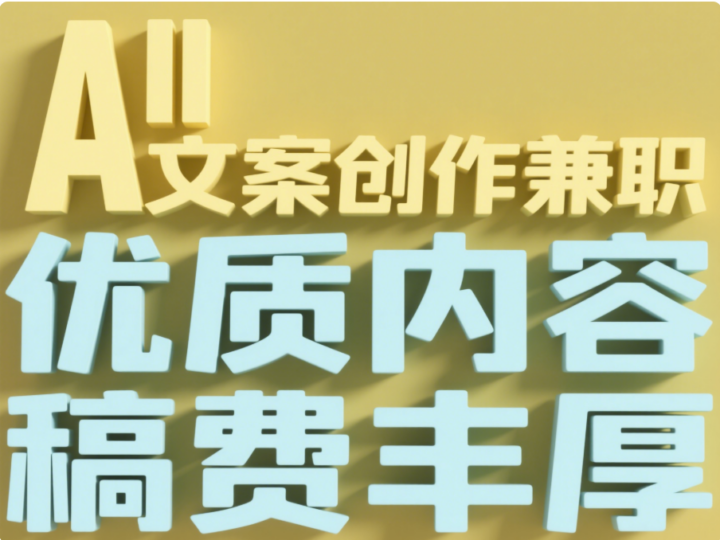 AI 文案创作兼职副业：高效产出优质内容赚稿费-爱分享资源网
