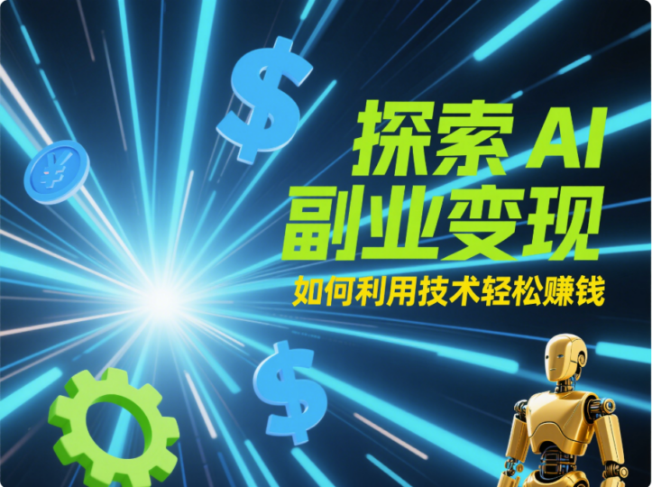探索 AI 副业变现：如何利用技术轻松赚钱-爱分享资源网