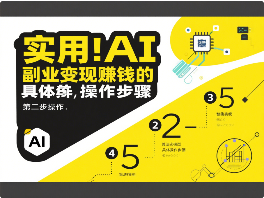 图片[1]-实用！AI 副业变现赚钱的具体操作步骤-爱分享资源网